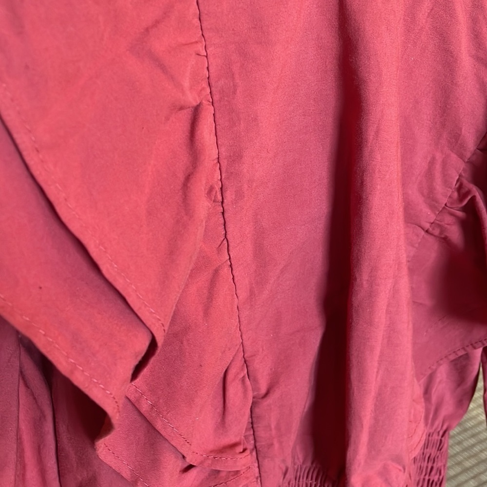 ZARA Ruffled Poplin Cropped Top - Picture 10 of 11